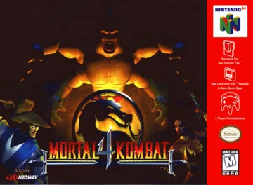 Mortal Kombat 4 (USA) box cover front